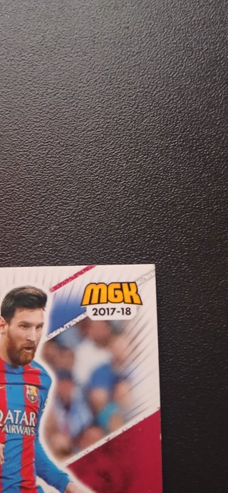 Carta Messi Megacracks 2017-18 FC Barcelona