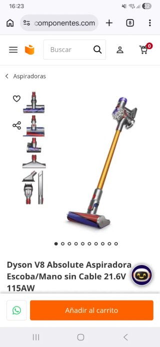 Aspiradora Dyson V8 Absolute