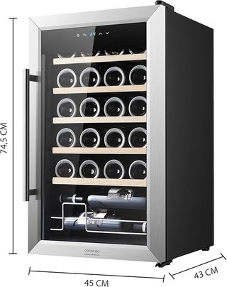 Vinoteca Bolero GrandSommelier 2450 Inox Cecotec