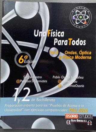 Libros de física para todos. Segundo bachillerato.
