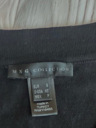Mango Top Negro Talla S