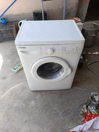 Lavadora Carga Frontal Ansonic Blanca