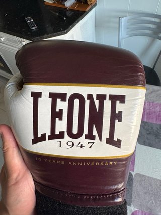 Guantes Boxeo Leone 1947 Shock X Burdeos 12Oz