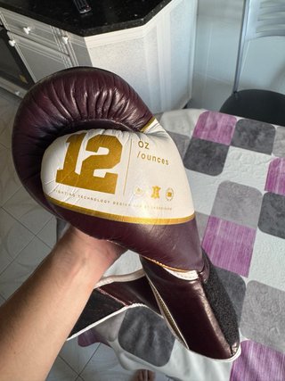 Guantes Boxeo Leone 1947 Shock X Burdeos 12Oz