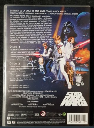 Star Wars DVD  Trilogía Versiones Originales
