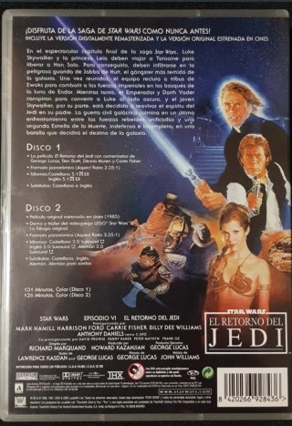 Star Wars DVD  Trilogía Versiones Originales
