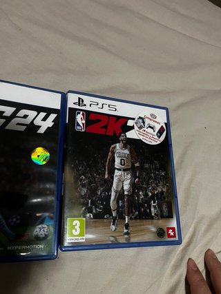 Juegos PS5 FIFA 24 y NBA 2K25