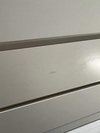 Cómoda Ikea MALM 3 cajones blanca 80x78cm