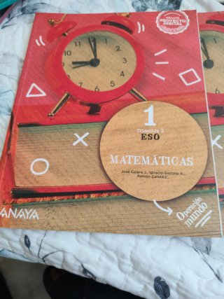 Libros de 2 y 3 trimestre de mates 2 eso anaya