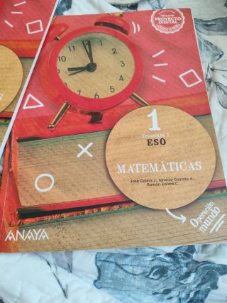Libros de 2 y 3 trimestre de mates 2 eso anaya