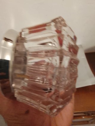 Caja de cristal decorativa