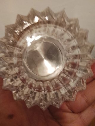 Caja de cristal decorativa