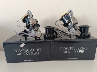 Due mulinelli Shimano Power Aero 14000 XSB