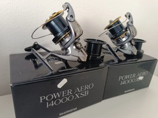 Due mulinelli Shimano Power Aero 14000 XSB