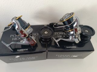 Due mulinelli Shimano Power Aero 14000 XSB