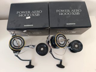 Due mulinelli Shimano Power Aero 14000 XSB