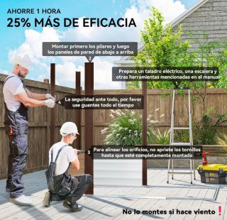Caseta Jardín Outsunny 2,27 m²