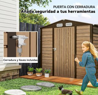 Caseta Jardín Outsunny 2,27 m²