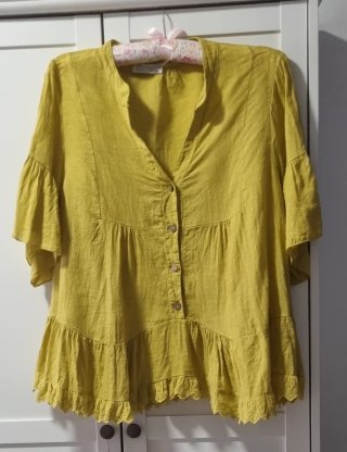Blusa mostaza T.48-50
