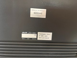 Máquina Escribir Electrónica Olivetti ET Compac 60