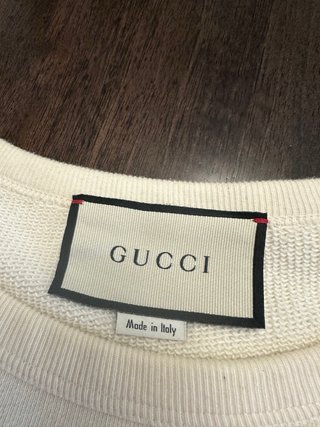 Sudadera Gucci Blanca con Rayas