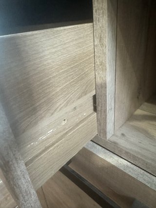 Urge: Cómoda 1 cajón 3 puertas color madera claro
