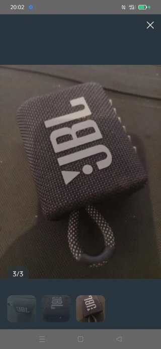 Altavoz JBL Go 3 Negro/Gris