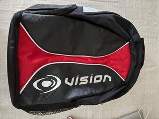 Mochila Padel Vision Negra y Roja