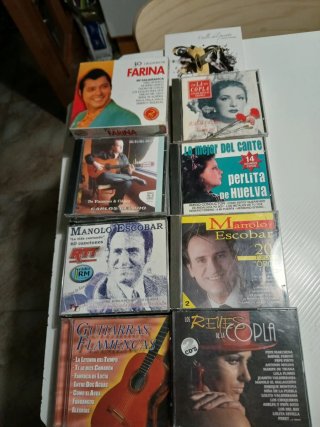 Lote 5 CDs Música Latina, Flamenco, Country