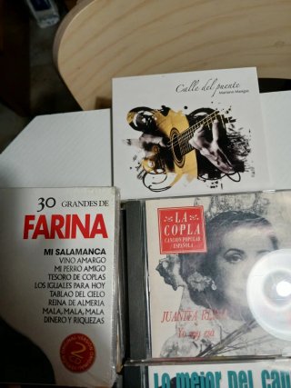 Lote 5 CDs Música Latina, Flamenco, Country