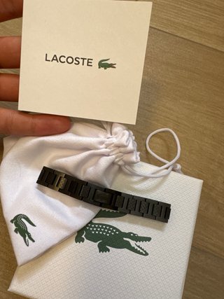 Pulsera Lacoste Negra