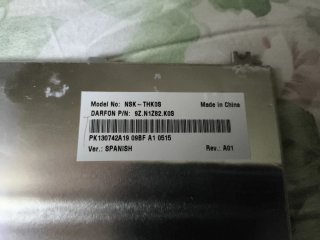 Teclado Toshiba Satellite NSK-THK0S