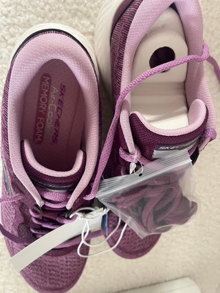 Skechers Air-Cooled Memory Foam Morado Talla 38