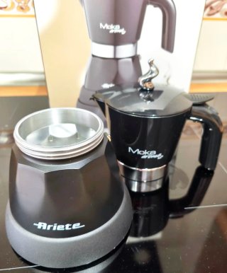 Cafetera Eléctrica Ariete Moka Aroma 4 Tazas