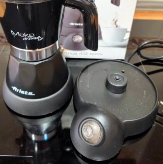Cafetera Eléctrica Ariete Moka Aroma 4 Tazas