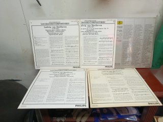 Lote 5 Vinilos Beethoven Clásica