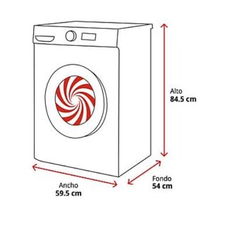 Lavadora Ropa Hisense Carga Frontal 8kg
