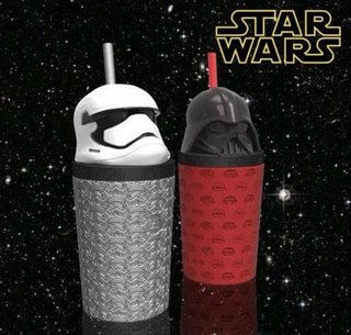 Vaso Star Wars Stormtrooper y Darth Vader