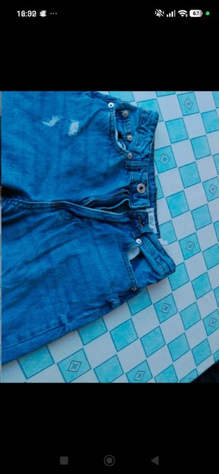 Vaqueros campana Lefties rotos talla 34