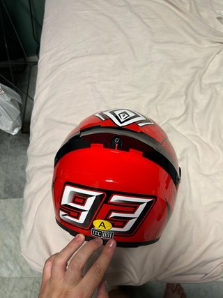 Casco Moto GIKE 93 Talla L Rojo