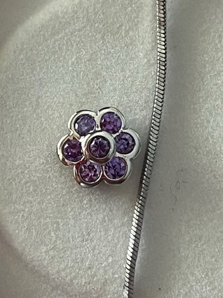 Conjunto Collar y Pendientes Flor Zirconita
