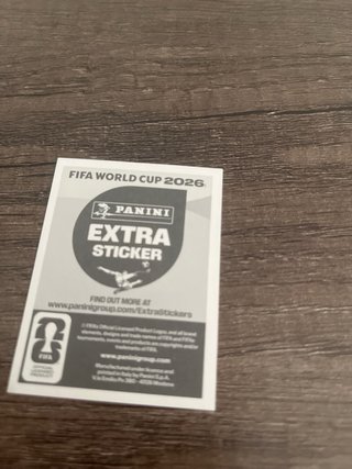 Carta Messi Extra Sticker Mundial 2026