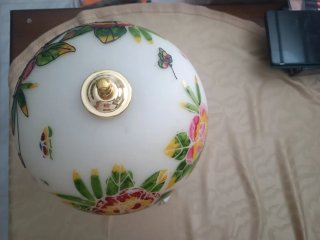 Lámpara estilo Tiffany floral