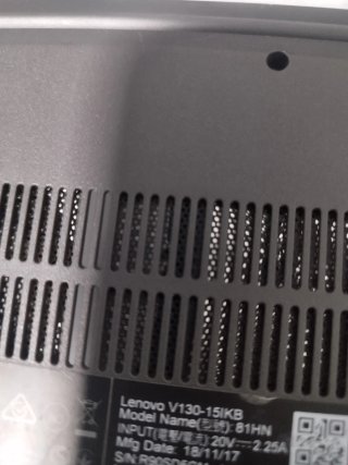 Portátil Lenovo gris para piezas
