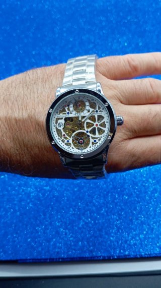 Orologio automatico scheletrato Junming
