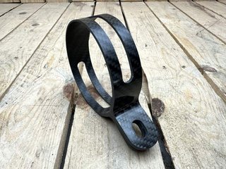 ABRAZADERA DE CARBONO PARA ESCAPE 89 MM