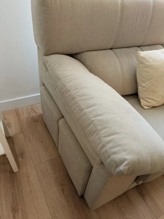 Sofá Chaise Longue Kibuc Beige