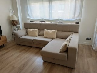 Sofá Chaise Longue Kibuc Beige
