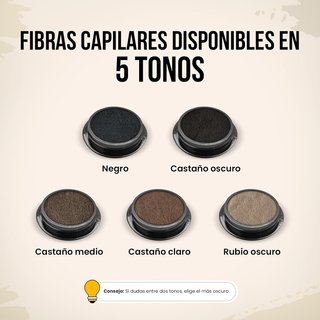 Volairo Polvo Capilar Cubre Canas Raíces Marrón