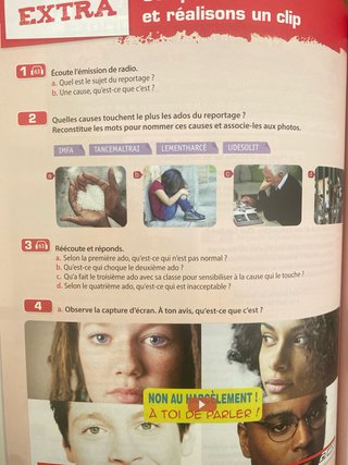 FrançaisB1.1. 4 Secundaria. Adomania, extra fau...